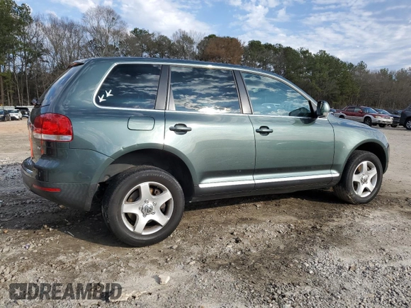 2007 Volkswagen Touareg V6 with VIN WVGZE77L07D001858, listed as a Copart auction lot 45558915 with 214,875 mi miles and Salvage Title. Bid and sale history available at DreamBid. Image 3.