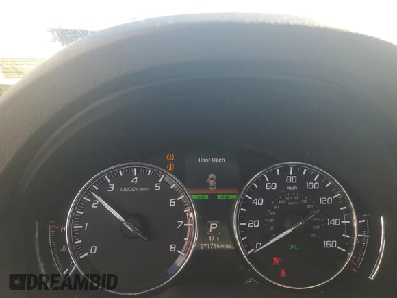 2018 Acura RLX Technology z VIN JH4KC1F53JC000050, wystawiony jako Copart lot #87333074 z przebiegiem 71 766 mil mil oraz Szkoda całkowita • Salvage title. Historia ofert i sprzedaży dostępna na DreamBid. Obrazek 9.