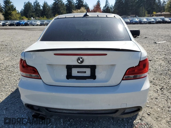 2012 BMW 1 Series 135i with VIN WBAUC9C50CVM12704, listed as a Copart auction lot 53091505 with 81,052 mi miles and Salvage title. Bid and sale history available at DreamBid. Image 6.
