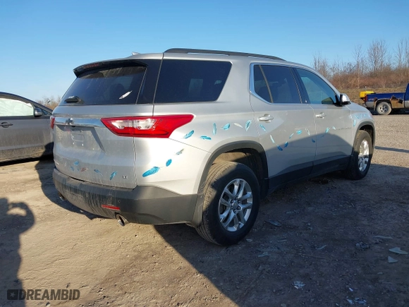 2020 Chevrolet Traverse LT Leather with VIN 1GNEVHKW3LJ256209, listed as a IAAI auction lot 41826165 with 70,109 mi miles. Bid and sale history available at carsss.com. Image 4.