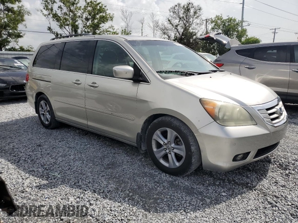 2008 Honda Odyssey Touring z VIN 5FNRL38978B062320, wystawiony jako Copart lot #59898345 z przebiegiem 229 760 mil mil oraz Czysty tytuł • Clean title. Historia ofert i sprzedaży dostępna na DreamBid. Obrazek 4.