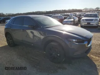 2023 Mazda CX-30 2.5 S Carbon Edition with VIN 3MVDMBCMXPM558346, listed as a Copart auction lot 49402095 with 21,417 mi miles and Salvage Title. Bid and sale history available at carsss.com. Image 4.