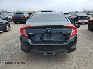 2021 Honda Civic Sport with VIN 2HGFC2F81MH006628, listed as a Copart auction lot 49218545 with Not Provided miles and Clean Title. Bid and sale history available at DreamBid. Image 6.