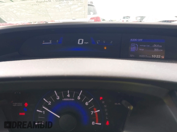 2015 Honda Civic LX with VIN 19XFB2F59FE065190, listed as a IAAI auction lot 42070979 with 153,317 mi miles and . Bid and sale history available at DreamBid. Image 7.