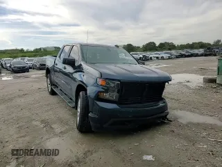 2022 Chevrolet Silverado 1500 Custom with VIN 1GCPWBEK0NZ234645, listed as a Copart auction lot 87376734 with 44,332 mi miles and Non Repairable. Bid and sale history available at DreamBid. Image 14.
