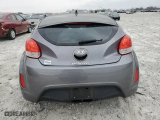 2017 Hyundai Veloster with VIN KMHTC6AD8HU311734, listed as a Copart auction lot 47065854 with 95,111 mi miles and Salvage Title. Bid and sale history available at carsss.com. Image 6.