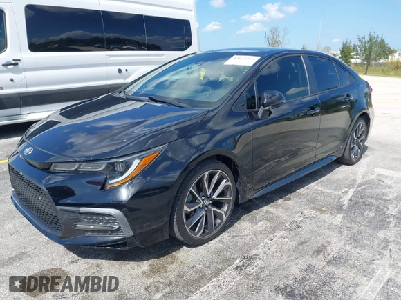 2020 Toyota Corolla SE with VIN JTDS4RCE9LJ026300, listed as a IAAI auction lot 42027274 with 112,829 mi miles. Bid and sale history available at carsss.com. Image 2.