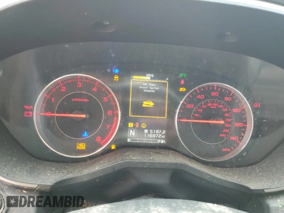 2017 Subaru Impreza Special Sports with VIN 4S3GKAL62H3609339, listed as a Copart auction lot 63848665 with 116,972 mi miles and Salvage title. Bid and sale history available at DreamBid. Image 9.