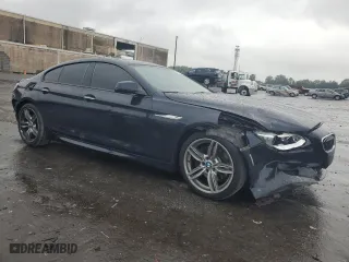 2014 BMW 6 Series 640i xDrive with VIN WBA6B8C52ED452717, listed as a Copart auction lot 71925524 with 103,543 mi miles and Salvage Title. Bid and sale history available at carsss.com. Image 4.