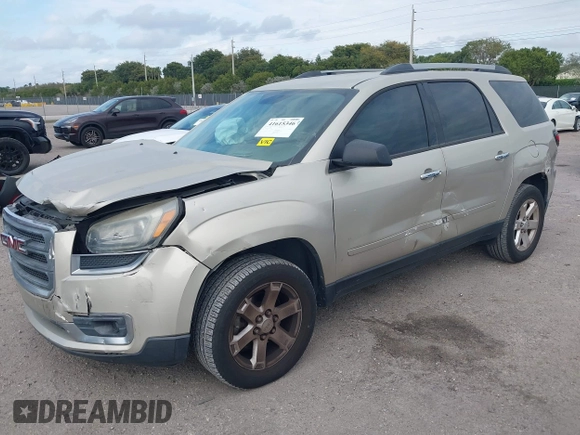 2015 GMC Acadia SLE with VIN 1GKKRNED1FJ313265, listed as a IAAI auction lot 41615346 with 85,107 mi miles and . Bid and sale history available at DreamBid. Image 17.