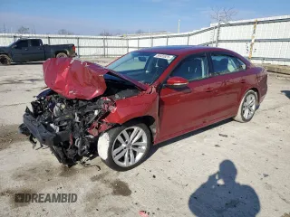 2019 Volkswagen Passat Wolfsburg Edition z VIN 1VWLA7A35KC003213, wystawiony jako Copart lot #50455925 z przebiegiem 107 001 mil mil oraz Szkoda całkowita • Salvage title. Historia ofert i sprzedaży dostępna na DreamBid. Obrazek 1.