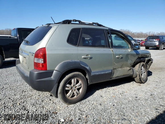 2007 Hyundai Tucson SE with VIN KM8JN12D17U665998, listed as a Copart auction lot 41870815 with 165,467 mi miles and Salvage Title. Bid and sale history available at carsss.com. Image 3.