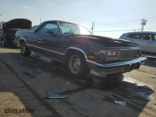 1984 Chevrolet El Camino with VIN 1GCCW80H1ER215342, listed as a Copart auction lot 83956964 with 14,096 mi miles and Salvage Title. Bid and sale history available at carsss.com. Image 4.