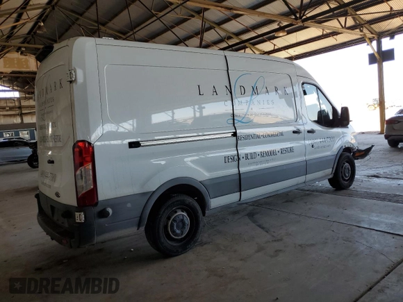 2018 Ford Transit with VIN 1FTYE2CV5JKA32231, listed as a Copart auction lot 54868154 with 164,468 mi miles and Salvage title. Bid and sale history available at DreamBid. Image 3.