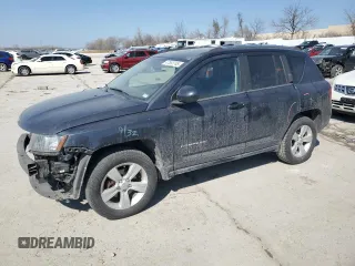 2015 Jeep Compass Latitude with VIN 1C4NJDEB0FD143083, listed as a Copart auction lot 47550745 with 79,898 mi miles and Salvage Title. Bid and sale history available at carsss.com. Image 1.