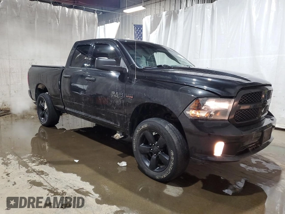 2018 Ram 1500 Express with VIN 1C6RR7FT9JS351039, listed as a Copart auction lot 42169795 with 131,168 mi miles and Salvage Title. Bid and sale history available at carsss.com. Image 4.