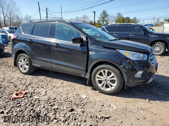 2017 Ford Escape SE with VIN 1FMCU9GD2HUD63690, listed as a Copart auction lot 47645275 with 66,735 mi miles and Salvage Title. Bid and sale history available at carsss.com. Image 4.
