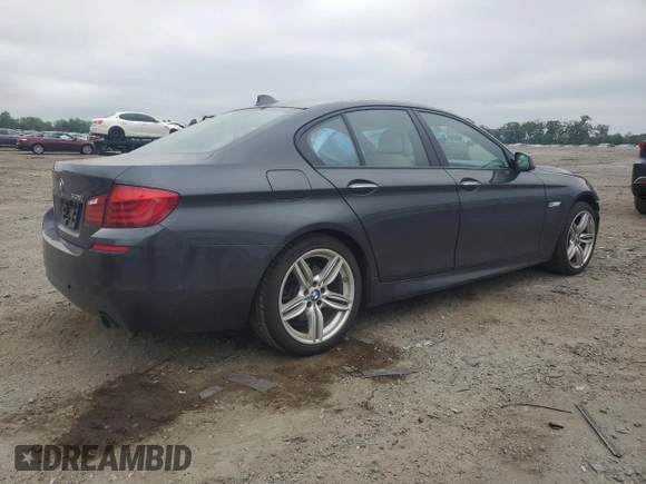 2013 BMW 5 Series 535i xDrive with VIN WBAFU7C5XDDU67579, listed as a Copart auction lot 62639525 with 145,984 mi miles and Salvage title. Bid and sale history available at DreamBid. Image 3.