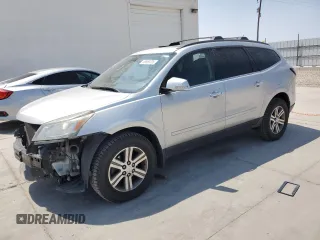 2015 Chevrolet Traverse LT with VIN 1GNKVHKD4FJ270190, listed as a Copart auction lot 58869205 with 155,142 mi miles and Salvage title. Bid and sale history available at DreamBid. Image 1.