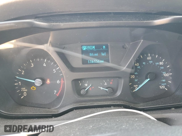 2016 Ford Transit XL with VIN 1FBAX2CG1GKA88905, listed as a Copart auction lot 55480785 with 116,156 mi miles and Clean title. Bid and sale history available at DreamBid. Image 9.