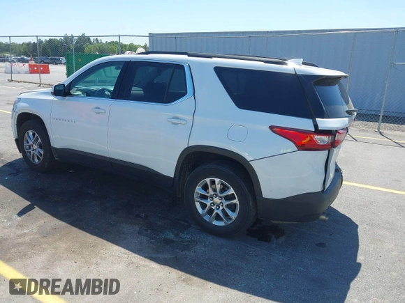 2019 Chevrolet Traverse LT z VIN 1GNERHKW2KJ305953, wystawiony jako IAAI lot #42064913 z przebiegiem 104 200 mil mil oraz . Historia ofert i sprzedaży dostępna na DreamBid. Obrazek 3.