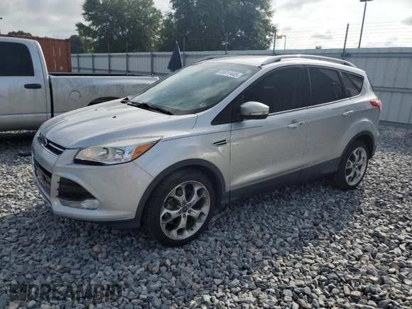 2015 Ford Escape Titanium z VIN 1FMCU0J97FUA14845, wystawiony jako Copart lot #58911445 z przebiegiem 110 437 mil mil oraz Szkoda całkowita • Salvage title. Historia ofert i sprzedaży dostępna na DreamBid. Obrazek 1.