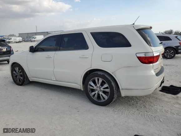 2012 Dodge Durango R/T with VIN 1C4SDJCT0CC147656, listed as a Copart auction lot 43612335 with 188,920 mi miles and Salvage Title. Bid and sale history available at carsss.com. Image 2.