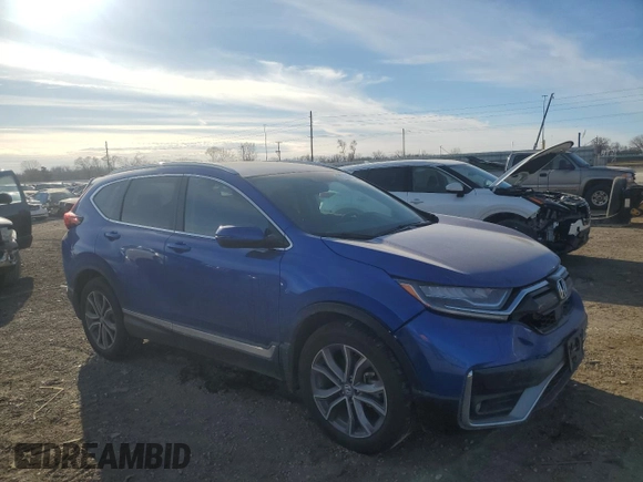 2021 Honda CR-V Touring z VIN 7FARW2H92ME013946, wystawiony jako Copart lot #83530704 z przebiegiem 53 479 mil mil oraz Szkoda całkowita • Salvage title. Historia ofert i sprzedaży dostępna na DreamBid. Obrazek 4.
