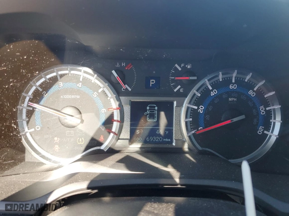 2019 Toyota 4Runner SR5 with VIN JTEZU5JR9K5207509, listed as a Copart auction lot 41794155 with 69,320 mi miles and Salvage Title. Bid and sale history available at carsss.com. Image 9.