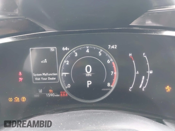 2025 Lexus NX 350 Premium with VIN JTJGGCEZ6S2023225, listed as a IAAI auction lot 42385139 with 1,590 mi miles and . Bid and sale history available at DreamBid. Image 7.
