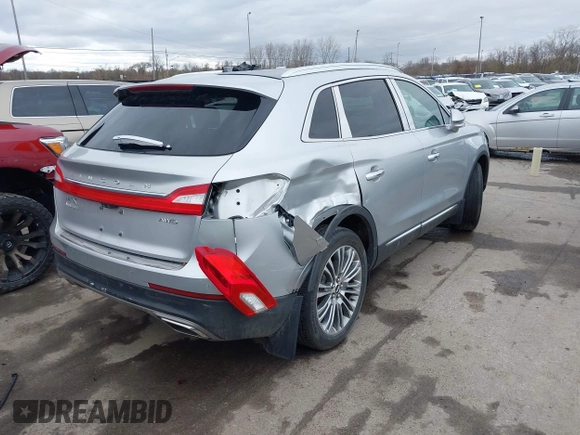 2017 Lincoln MKX Reserve with VIN 2LMPJ8LR6HBL16906, listed as a IAAI auction lot 41857727 with 111,895 mi miles. Bid and sale history available at carsss.com. Image 4.