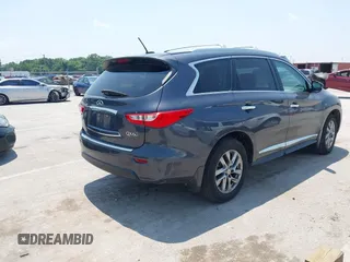 2014 Infiniti QX60 with VIN 5N1AL0MM6EC508693, listed as a IAAI auction lot 42466239 with 174,927 mi miles and . Bid and sale history available at DreamBid. Image 4.