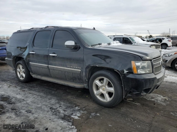 2013 Chevrolet Suburban LTZ with VIN 1GNSKKE74DR210470, listed as a Copart auction lot 89209545 with 243,346 mi miles and Salvage Title. Bid and sale history available at carsss.com. Image 4.