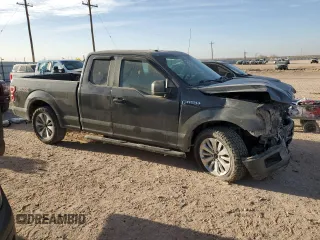 2018 Ford F-150 XL with VIN 1FTEX1CP9JFC00230, listed as a Copart auction lot 46915745 with Not provided miles and Salvage title. Bid and sale history available at DreamBid. Image 4.