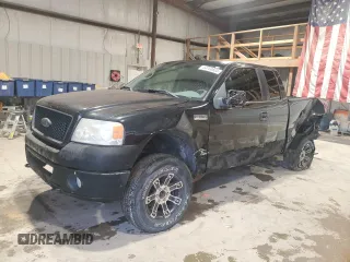 2006 Ford F-150 XLT with VIN 1FTPX14V26FB51353, listed as a Copart auction lot 44750605 with 210,916 mi miles and Salvage Title. Bid and sale history available at carsss.com. Image 1.