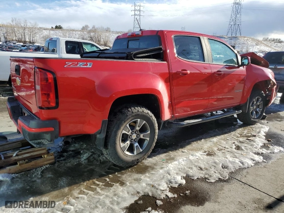2019 Chevrolet Colorado 4WD Z71 with VIN 1GCGTDEN5K1239977, listed as a Copart auction lot 87860595 with 131,101 mi miles and Salvage Title. Bid and sale history available at carsss.com. Image 3.