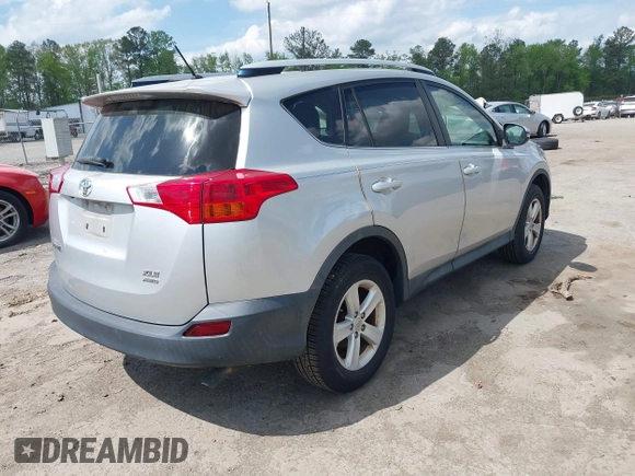 2013 Toyota RAV4 XLE with VIN JTMRFREV1DD002160, listed as a IAAI auction lot 42096185 with 195,042 mi miles. Bid and sale history available at carsss.com. Image 4.
