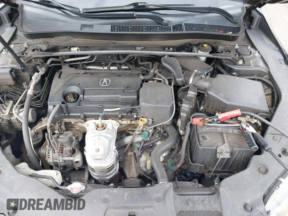 2015 Acura TLX with VIN 19UUB1F3XFA023244, listed as a IAAI auction lot 41890754 with 92,090 mi miles. Bid and sale history available at carsss.com. Image 10.