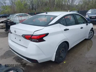 2020 Nissan Versa S with VIN 3N1CN8DV2LL807214, listed as a IAAI auction lot 41911652 with 85,885 mi miles. Bid and sale history available at carsss.com. Image 4.