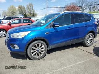 2017 Ford Escape Titanium with VIN 1FMCU0J98HUA37389, listed as a Copart auction lot 52683185 with 174,927 mi miles and Clean Title. Bid and sale history available at carsss.com. Image 1.