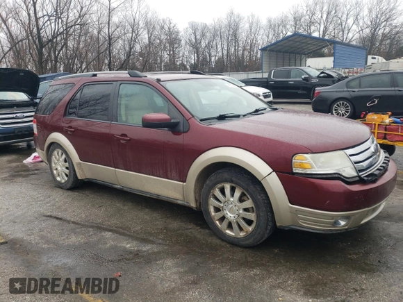 2008 Ford Taurus X Eddie Bauer z VIN 1FMDK08W68GA26217, wystawiony jako Copart lot #43721425 z przebiegiem 275 637 mil mil oraz Szkoda całkowita • Salvage title. Historia ofert i sprzedaży dostępna na DreamBid. Obrazek 4.