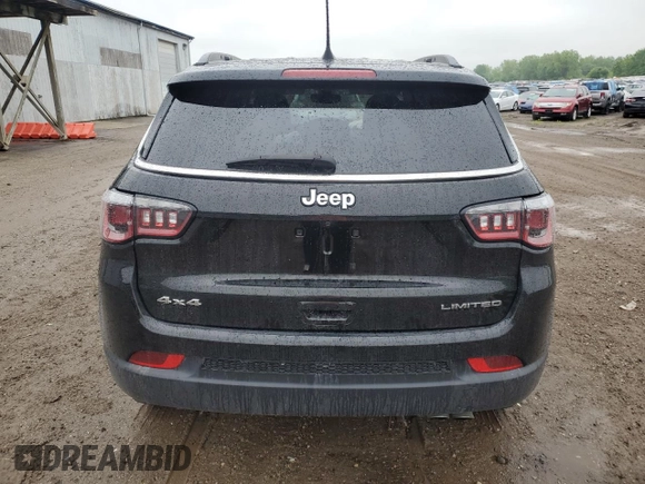 2019 Jeep Compass Limited z VIN 3C4NJDCB6KT673968, wystawiony jako Copart lot #58411765 z przebiegiem 89 481 mil mil oraz Czysty tytuł • Clean title. Historia ofert i sprzedaży dostępna na DreamBid. Obrazek 6.