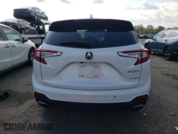2022 Acura RDX w/Technology Package with VIN 5J8TC2H55NL015214, listed as a Copart auction lot 70308593 with 23,779 mi miles. Bid and sale history available at carsss.com. Image 6.