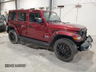 2021 Jeep Wrangler Unlimited Sahara с VIN 1C4JJXP63MW684811, выставлен на аукционе Copart как лот 55136775 с пробегом 29 901 миль миль и Списание • Salvage title. История ставок и продаж доступна на DreamBid. Изображение 4.