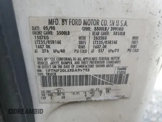 1999 Ford F-250 XL с VIN 1FTNF20L3XEA99923, выставлен на аукционе Copart как лот 58765435 с пробегом 559 043 миль миль и Списание • Salvage title. История ставок и продаж доступна на DreamBid. Изображение 12.