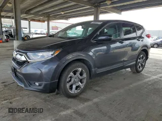 2017 Honda CR-V EX-L with VIN 7FARW1H88HE020245, listed as a Copart auction lot 48692225 with 52,490 mi miles and Salvage Title. Bid and sale history available at carsss.com. Image 1.