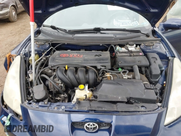 2002 Toyota Celica GT with VIN JTDDR32T320142846, listed as a IAAI auction lot 41825592 with 146,485 mi miles and . Bid and sale history available at carsss.com. Image 10.