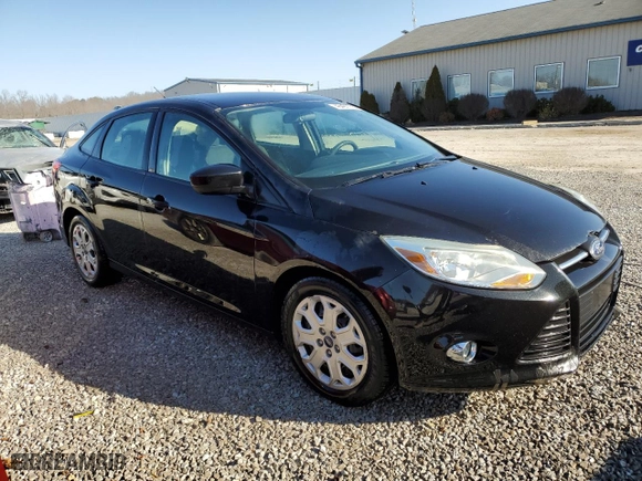 2012 Ford Focus SE with VIN 1FAHP3F28CL403547, listed as a Copart auction lot 48491775 with 153,800 mi miles and Salvage Title. Bid and sale history available at carsss.com. Image 4.