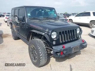 2015 Jeep Wrangler Unlimited Rubicon with VIN 1C4BJWFG2FL572417, listed as a IAAI auction lot 41895927 with 54,981 mi miles. Bid and sale history available at carsss.com. Image 1.