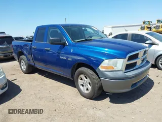 2010 Dodge 1500 TRX with VIN 1D7RV1GT5AS158389, listed as a IAAI auction lot 42142612 with 177,314 mi miles. Bid and sale history available at carsss.com. Image 1.